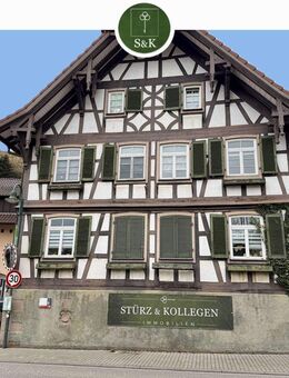 2-Zimmer-Wohnung im Hochparterre eines Fachwerkhauses - mit Potenzial zur individuellen Gestaltung - Durbach