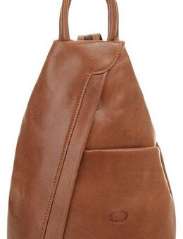 Piké Cityrucksack, echt Leder, Made in Italy