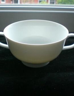 Melitta Porzellan: 1 Suppen-Obertasse, weiß, Vintage, alt, Form T 24-18? 3,- - Flensburg