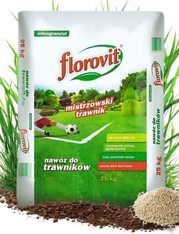Florovit Mistrzowski Trawnik Sport 25 kg – Spezialdünger gegen Moos für einen dichten, grünen Rasen - Wuppertal