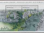 BRD: MiNr. 1997 - 1998 Bl. 44, 16.07.1998, "Deutsche National- und Naturparks (II): Sächsische Schweiz", Block, postfrisch - Brandenburg (Havel)