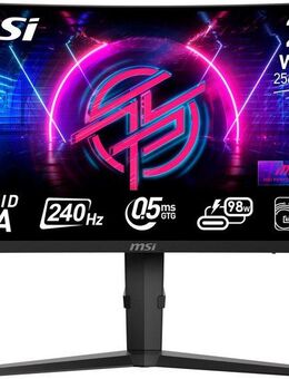 MSI MPG 275CQRXF Curved-Gaming-Monitor (69 cm/27 ", 2560 x 1440 px, WQHD, 0,5 ms Reaktionszeit, 240 Hz, Rapid VA)