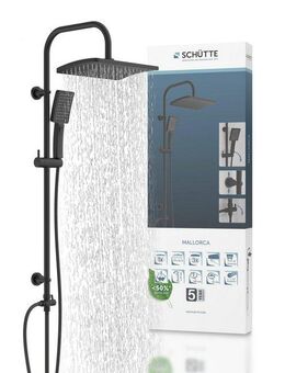 Schütte Brausegarnitur Mallorca, Höhe 97 cm, 3 Strahlart(en), Duschsystem mit Kopfbrause und Handbrause