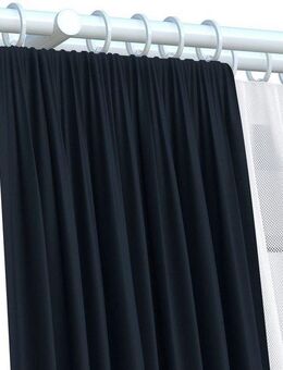 indeko Gardinenstange Linz, Ø 20 mm, 2-läufig, Wunschmaßlänge, mit Bohren, verschraubt, Stahl, Komplett-Set inkl. Montagematerial