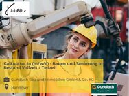 Kalkulator:in (m/w/d) - Bauen und Sanierung im Bestand Vollzeit / Teilzeit - Hannover
