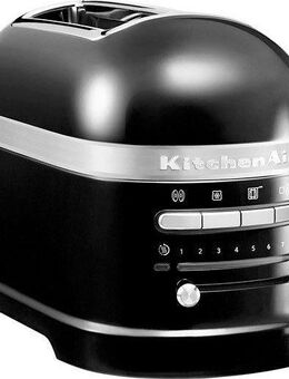 KitchenAid Toaster Artisan 5KMT2204EOB ONYX BLACK, 2 kurze Schlitze, für 2 Scheiben, 1250 W, mit Sandwichzange