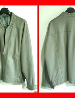 ❗neuw. hellgraue Herren-Blouson-Lederjacke Gr. 56 - Dassel