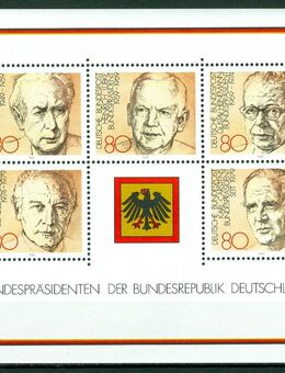 Bund postfrischer Block Nr. 18 (1156-60) - Porta Westfalica Zentrum