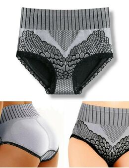 Damen Hohe Taillenslip Bauchweg Unterhose Grau Einheitsgröße Elastisch Dehnbar 12,90* - Villingen-Schwenningen