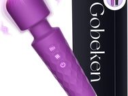 Gobeken Vibrator Vibration für frauen, Dildo mit 10 Vibrationsintensitäten, Sex spielzeug für die frau paare 20 Vibrationsfrequenzen, Vibratorensets für frauen klitoris Massagestab, Massage Lila - Ennigerloh