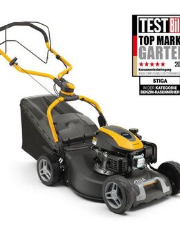 STIGA GARDEN Benzinrasenmäher COMBI 548 S, 46 cm Schnittbreite, Radantrieb, 3-in-1 Schnittsystem