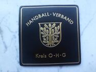 7 Leder Untersetzer Handball-Verband Kreis O-H-G Bierdeckel Coaster Vintage zus. 3,- - Flensburg