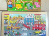 Holz Lernspiel Playtive Labyrinth und Holzpuzzle 24 tlg. - Amberg