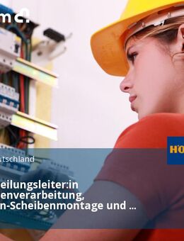 Stellv. Abteilungsleiter:in PU-Lamellenverarbeitung, Alurahmen-Scheibenmontage und Reparaturplatz (m/w/d) - Steinhagen (Nordrhein-Westfalen)