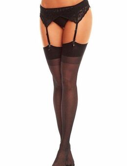 GLAMORY Strapsstrümpfe Delight (1-Paar) in seidig-matter Transparenz