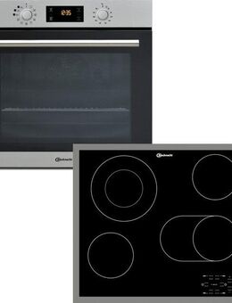 BAUKNECHT Backofen-Set BAKO 700 STEAM, mit 2-fach-Teleskopauszug, Dampffunktion, PowerHeißluft, Pizzafunktion, 2-fach-Teleskopauszug