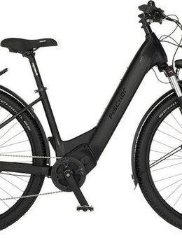 FISCHER Fahrrad E-Bike ATB TERRA 8.0i 43, 10 Gang Shimano Deore Schaltwerk, Kettenschaltung, Mittelmotor, 711 Wh, (mit Fahrradschloss), Pedelec, Elektrofahrrad für Damen u. Herren