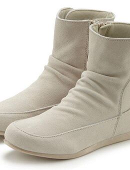 Vivance Stiefel, Boots Stiefelette aus hochwertigem Leder mit Reißverschluss