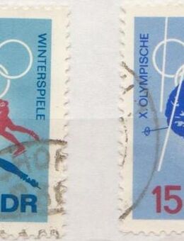 DDR-Briefmarken Olympische Winterspiele 1968 Grenoble (1)  [386] - Hamburg