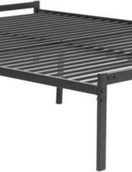 INOSIGN Metallbett LIST Bett Bettgestell Bettrahmen Einzelbett Doppelbett (Stahlbett schwarz in TOP Qualität und 4 Breiten), Bett mit 26 Lattenroste zum Schutz der Matratze Bestseller