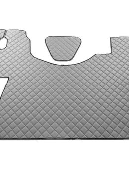 Handmade Gesteppte Fußmatten MERCEDES ACTROS MP2/MP3 Flacher Boden – FESTER BEIFAHRERSITZ FARBWAHL Set77 - Wuppertal