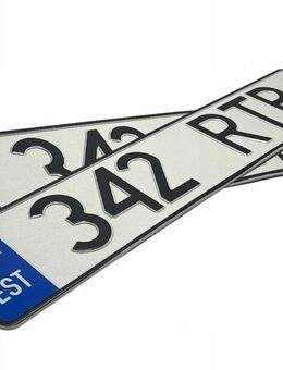 Autokennzeichen KFZ Kennzeichen für Sammler oder Showzwecke original geprägt Estland Estonia Set 5673 - Wuppertal