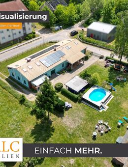 Top moderne Solar+Wärmepumpen Energieversorgung+Pool & FeWo - Ankershagen