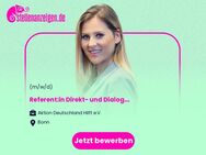 Referent:in Direkt- und Dialogmarketing - Bonn