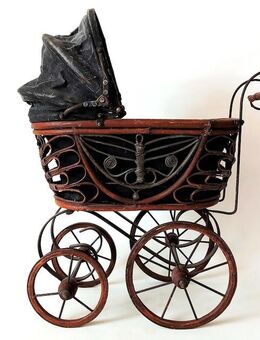 Antiker Puppenwagen Viktorianischen Stil 1920er 1930er Jahren - Rheinstetten
