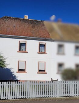 Charmante Doppelhaushälfte mit großem Garten in Naundorf, nahe Oschatz! - Naundorf