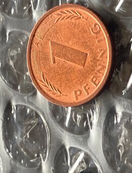Münze Münzen Umlaufmünze Deutschland BRD 1 Pfennig 1991 Münzzeichen A - Alzey