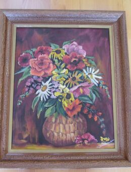 Bild 50x40 (62x52), Öl auf Leinwand, alt - Krefeld