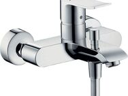 hansgrohe Wannenmischeinheit Metris Aufputz, chrom