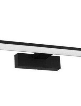 EGLO Spiegelleuchte PANDELLA 1 Wandlampe, Badezimmerlampe, schwarz, weiß, IP44, LED wechselbar, Neutralweiß, LED, Bad, Badezimmer, klassisch, modern, minimalistisch, 60x12x4cm