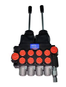 Hydraulik Steuerventil Wegeventil 4-Wege 40 l, 2 Joysticks - Wuppertal