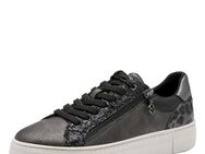 Tamaris Plateausneaker, Freizeitschuh, Halbschuh, Schnürer mit Besätzen und Glitzerdetails