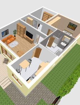 Geschmackvolle 2,5-Zimmer-Terrassenwohnung 76qm mit Gartenanteil und Tiefgaragenstellplatz - Friedrichshafen