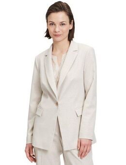 Betty&Co Longblazer Betty & Co Businessblazer mit Taschen Material