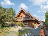 Liebevoll gepflegtes Blockhaus mit ca.155 m² Wohnfläche und Garten mit Naturteich in Schönfließ - Mühlenbecker Land