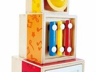 Hape Spielzeug-Musikinstrument Musik-Stapelwürfel
