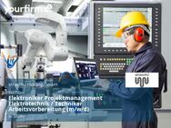 Elektroniker Projektmanagement Elektrotechnik / Techniker Arbeitsvorbereitung (m/w/d) - Stuhr