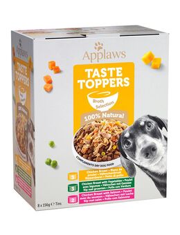Sparpaket Applaws Taste Toppers 16 x 156 g - Probiermix in Brühe