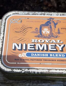 Blechdose mit Patina Tabakdose Holland Dänish Blend - Lüneburg