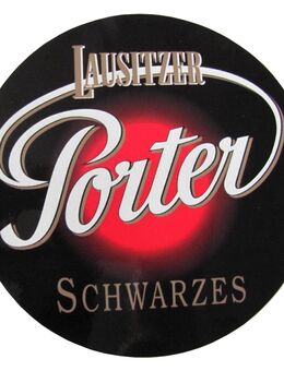 Löbauer Bergquell - Lausitzer Porter Schwarzes - Aufkleber 13,3 cm - Doberschütz