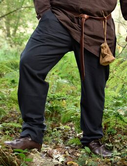 Einfache Mittelalter-Hose , schwarz - Wuppertal