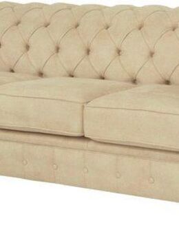 Home affaire Chesterfield-Sofa Duc 3-Sitzer, hochwertige Knopfheftung im Rücken, Samtoptik mit changierender Optik