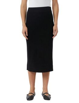 comma casual identity Midirock aus Feinstrick, schmale Passform