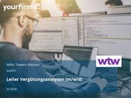 Leiter Vergütungsanalysen (m/w/d) - Köln