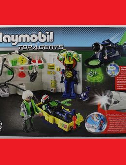 Playmobil 5086 Top Agents Agentenlabor mit Flieger Metalldetektor und Stromgenerator Taschenlampe mit Figuren - Gaggenau