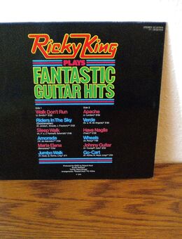 Ricky King-Plays Fantastic Guitar Hits-Vinyl-LP,1976 - Linnich